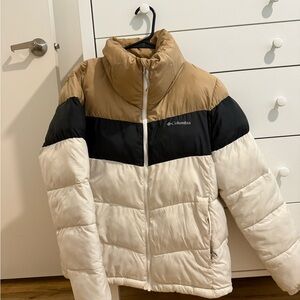Columbia Beige and Black Jacket